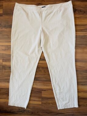 Eileen Fisher Washable Stretch Crepe Slim Fit Pull-On Pants
